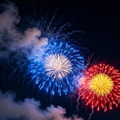 Fototapeta premium fireworks in the sky