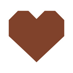 Chocolate Heart Icon