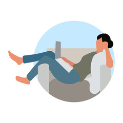 Remote Work Illustration