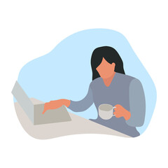 Remote Work Illustration