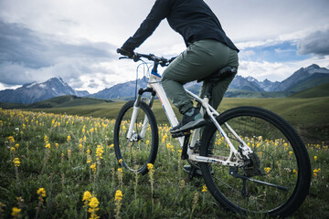 Riding mountain on the forest and grassland trail