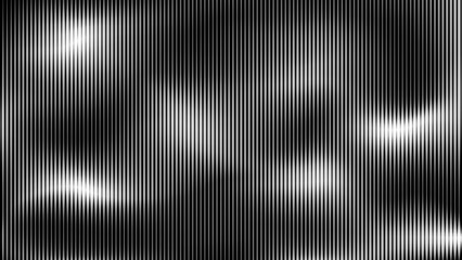 Modern Black and White Gradient Line Pattern Vector Illustration.