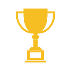 Golden trophy icon