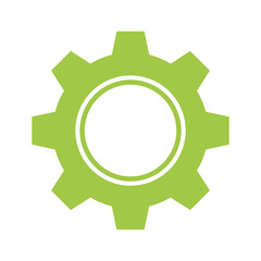 Green Gear Icon