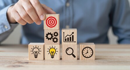 Business Strategy Concept Planning and Achieving Goals