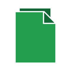 Green Document File Icon