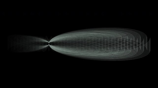 Doppler effect wave frequency visual on physics technology overlay