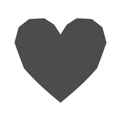 Geometric Heart Icon