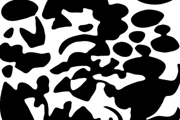 Abstract black and white pattern. For use in graphics. Minimalist illustration for printing on wall decorations
