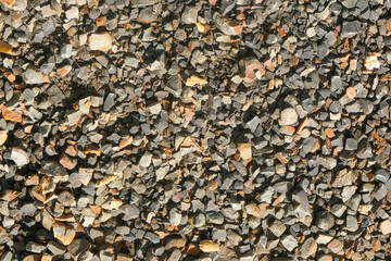 Abstract pattern and texture background of destroyed soil layers. Soil layers around the river. For graphic design, 3D rendering and banners