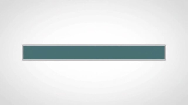 Minimal Abstract Presentation Background with Animated Progress Bar Abstraction and Completion Cycle