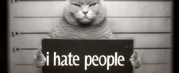 bad cat, AI generated