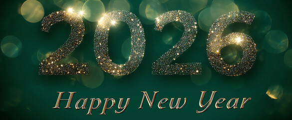 2026 happy new year, AI generated