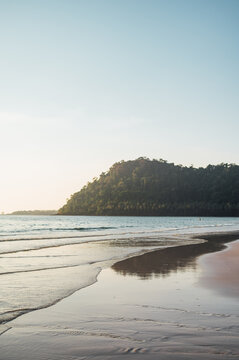 Gentle waves along Ao Phrao Beach, Koh Kood, Thailand