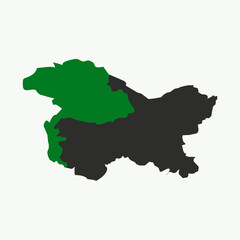 india kashmir pok map