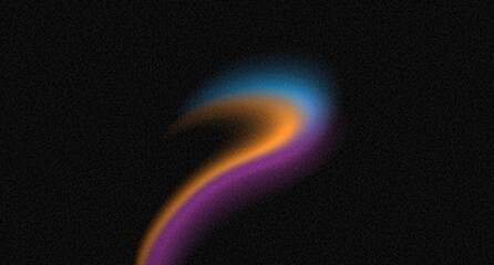 Light trail vibrant abstract line neon wave glowing and on black background Ideal for digital art, wallpapers, or futuristic designs. © GradiENT Noise