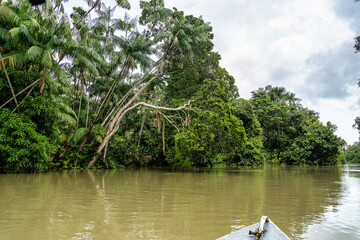 River boat tour on the Guama River at Belem do Para, a city on the north area of Brazil.