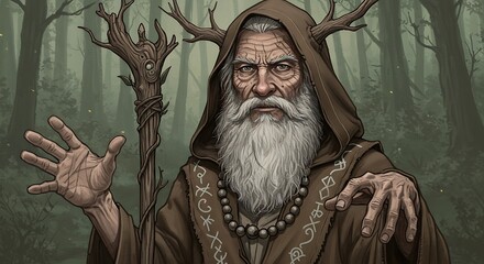 森の賢者と枝角