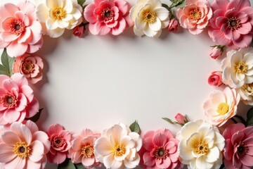Dusty rose & cream artificial flower wall, aged effect, backdrop, texture