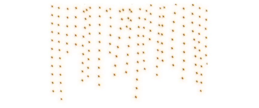 Gold confetti stars falling isolated on transparent background - Powered by Adobe