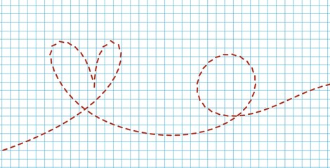 Grid check notebook heart doodle swirl kids cardiac charity illustration backgorund, school background