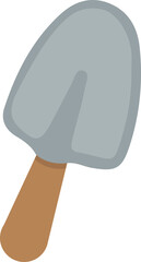 Illustration of a Small Metal Shovel