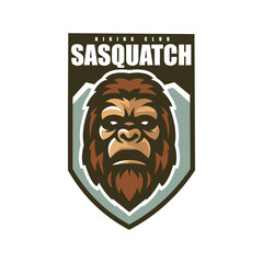 Bigfoot or sasquatch logo