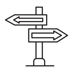 Directional Sign Icon