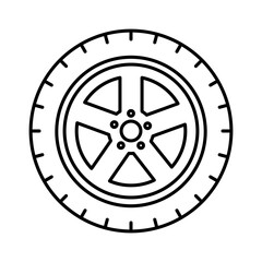 Car Wheel Icon