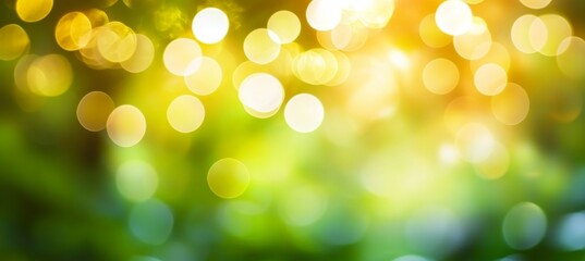 Obraz premium Serene and Idyllic Blurred Meadow Scene with Dreamy Soft Bokeh, Inviting Nature Concept and Light