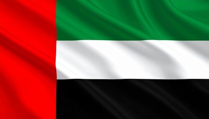 Naklejka premium Flag of the United Arab Emirates