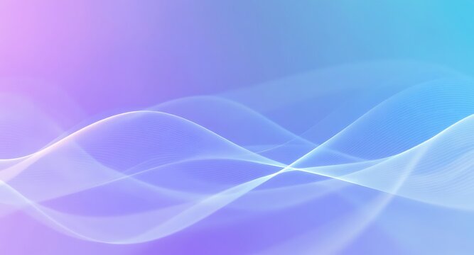 Vibrant abstract wave design in blue and purple hues