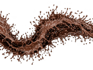 Dynamic abstract liquid splatter and splash motion flowing through space capturing energy and fluidity in high detail