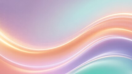 Vibrant abstract background with glowing neon curves