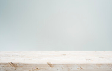 White vintage rustic wood table top background for design
