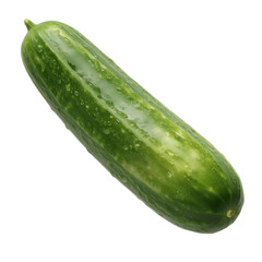 Crisp Cucumber: A refreshing and vibrant cucumber rests, showcasing its natural form and potential.