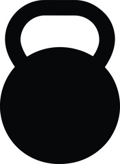 Kettlebell Silhouette Icon