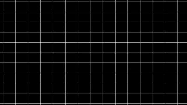 Animated gradient black background with grid moving wards. Horizontal Grid background video , dark color grid ,4K VIDEO 