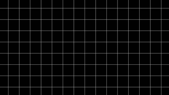 Animated gradient black background with grid moving wards. Horizontal Grid background video , dark color grid ,4K VIDEO 