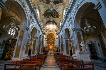 Catania, Sicily, Italy. Basilica della Collegiata or Basilica Maria Santissima dell'Elemosina