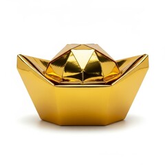 Chinese Gold Ingot, Ancient Currency Shaped Vessel