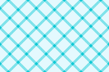 Checker seamless check textile, inspiration pattern texture vector. Idea tartan background plaid fabric in light and cyan colors.