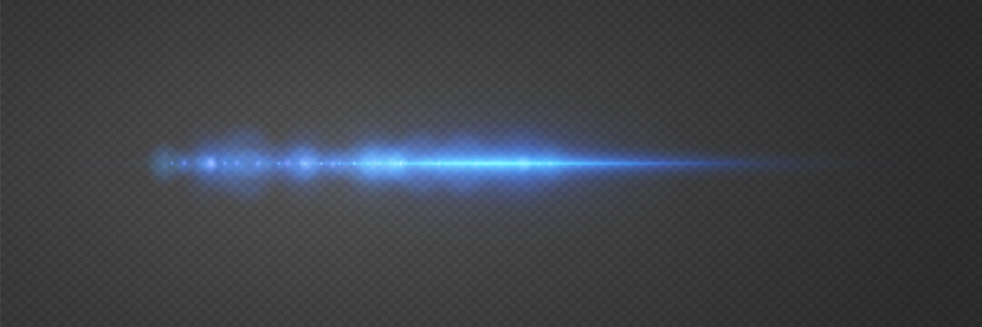 Glowing energy of light and rays. On a transparent background.