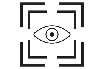 Clean flat vector illustration of a generic QR code icon for apps, payment systems, and digital marketing. EPS 10