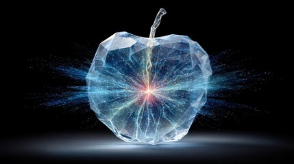 Crystal Apple with Energy Burst.