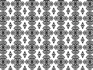 Simple detiles, Printed fabric lines and lotus flower pattern, line art, line, bloom, simple, wrapping, geometries, illustration,decor, style, ornamental, shape