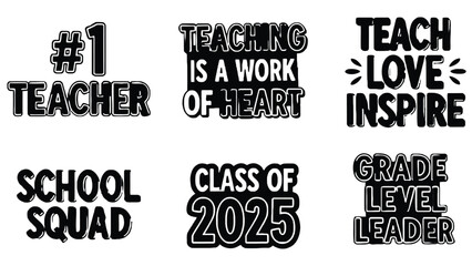 Inspirational teacher phrases and school slogans