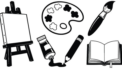 Artist's creative tools for painting and drawing
