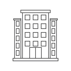 office building icon vector illustration