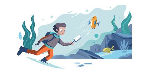 Navigator Boy Underwater orienteering Adventure Speculative fiction Immersive experiences Novel Aleko Porter game Ori pei Ai story generator Highly sensitive person Playpilot Dizi Labyrinth.